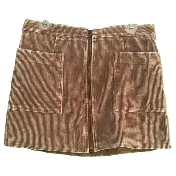 She Sky| Brown Skirt | Large - Picture 1 of 3